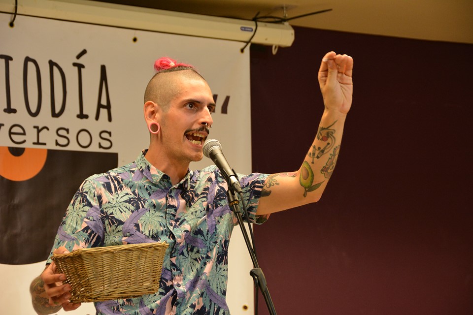 Nebur Frick, Maestro de Ceremonias del IX Campeonato Nacional de Poetry Slam